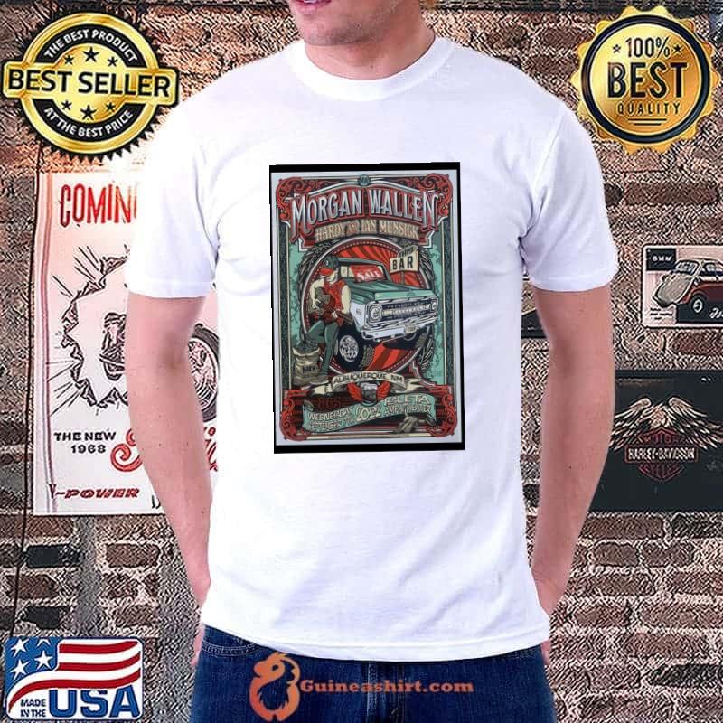 Morgan wallen 2022 tour albuquerque nm poster shirt