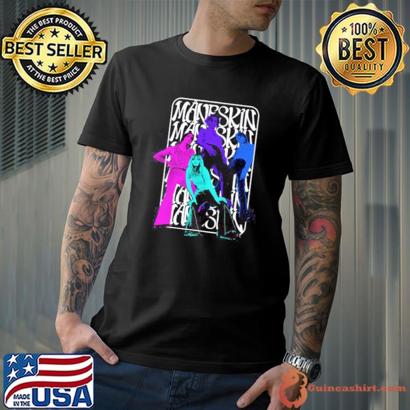 Music maneskin band aesthetic art shirt