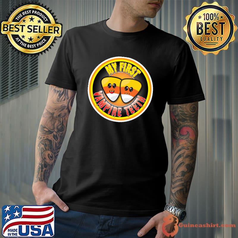 My First Vampire Teeth Candy Corn T-Shirt