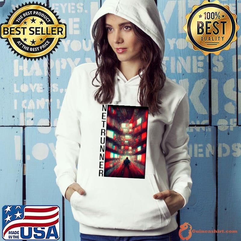 Netrunner Sticker Hoodie
