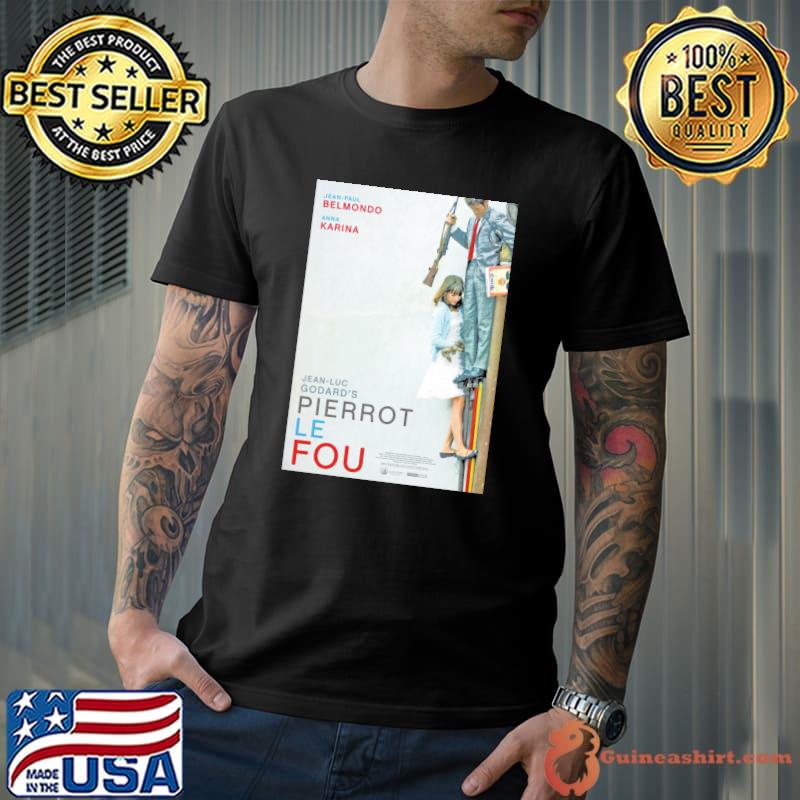 Nice movie belmondo karina le fou T-Shirt