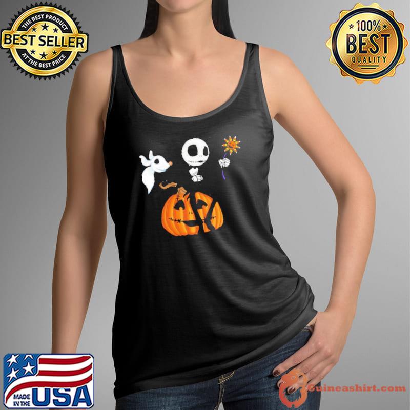 Night date Jack and zero the nightmare before christmas halloween classic s Tank Top