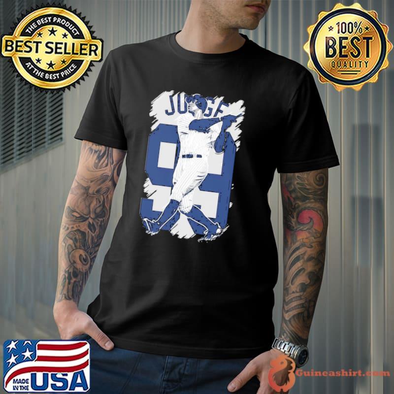 No 99 aaron judge baseball graphic vintage retro sport shirt