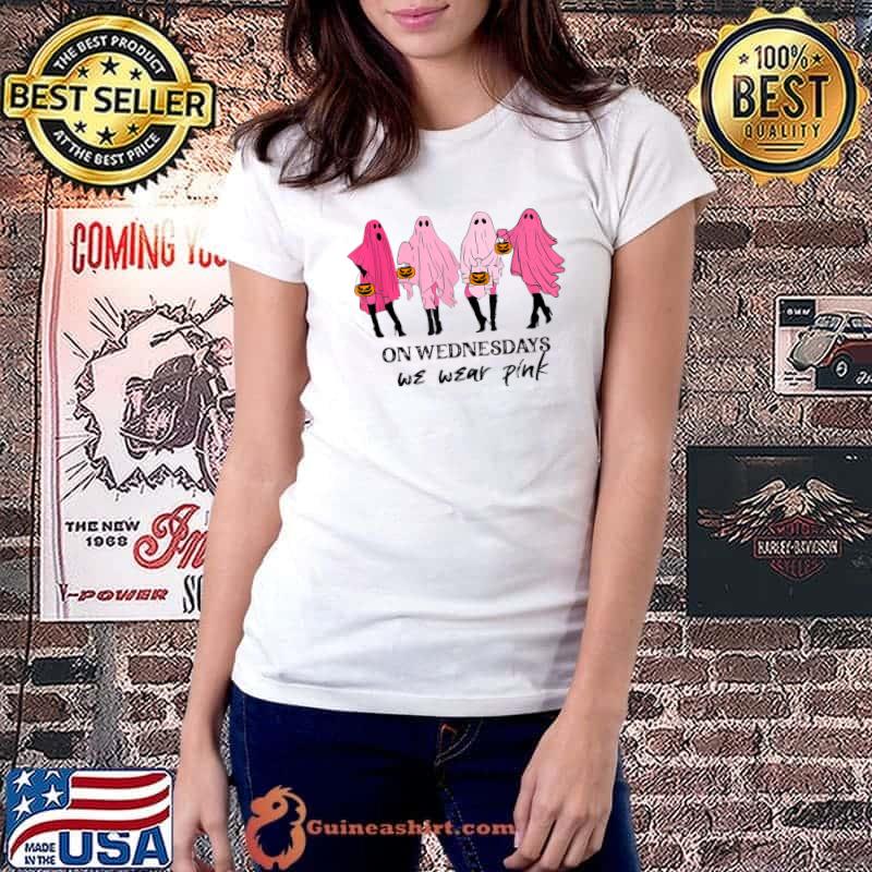 On Wednesday We Wear Pink Ghost Mean Girls Ghost T-Shirt