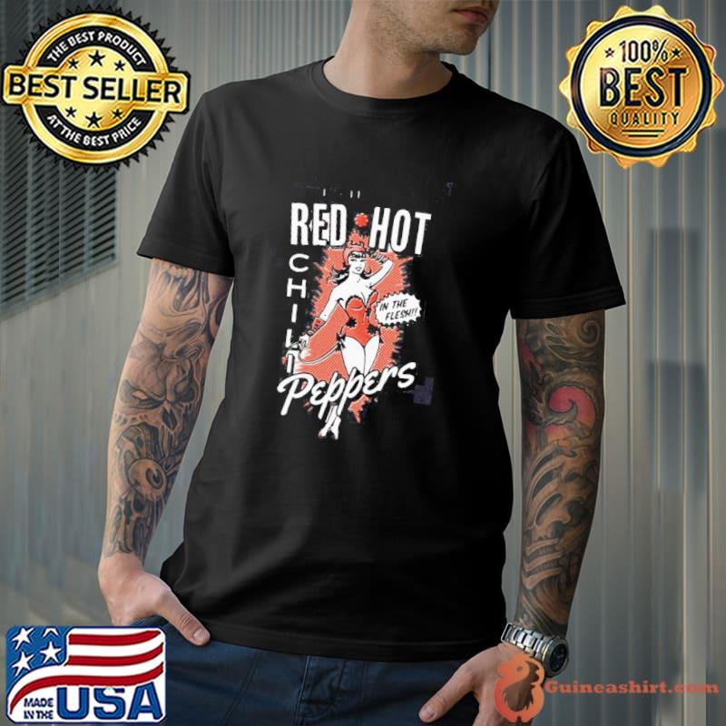 One red hot flesh red hot chilI peppers CLASSIC shirt