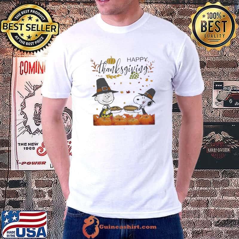 Peanuts thanksgiving Charlie brown and Snoopy Peanuts happy thanksgiving shirt