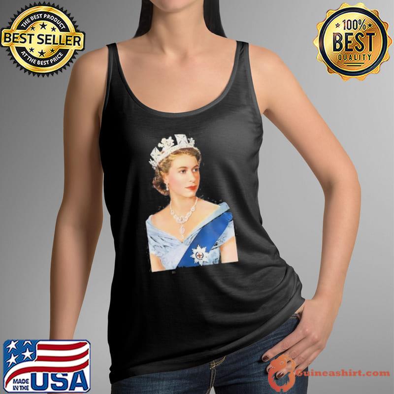 Queen elizabeth iI british crown her majesty classic s Tank Top