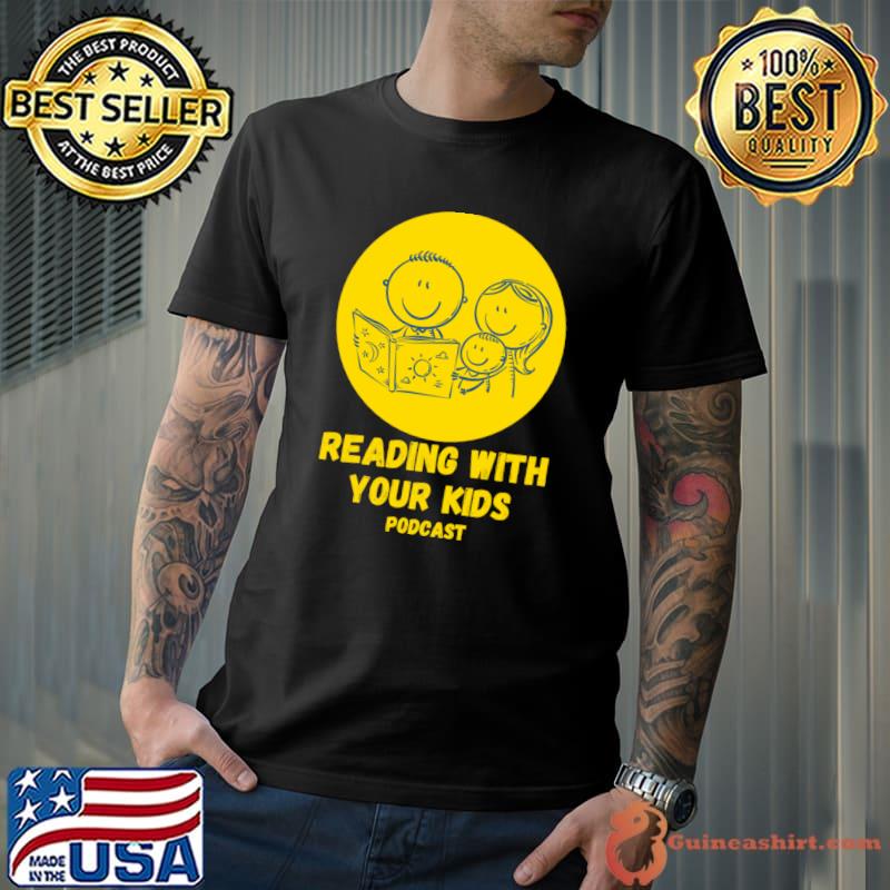 Reading With Your Kids Happy Family Logo T-Shirt