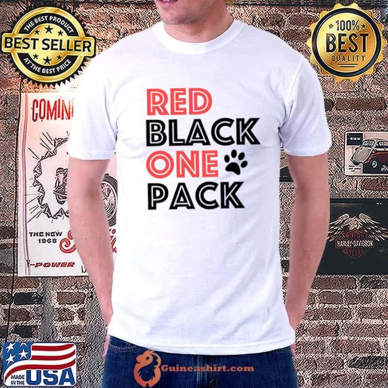 Red Black One Pack Northeastern University Classic T-Shirt