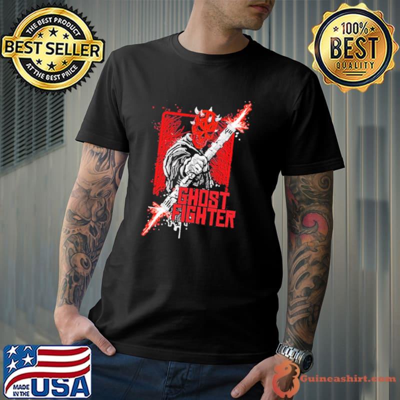 Red hot skull halloween illustration classic shirt