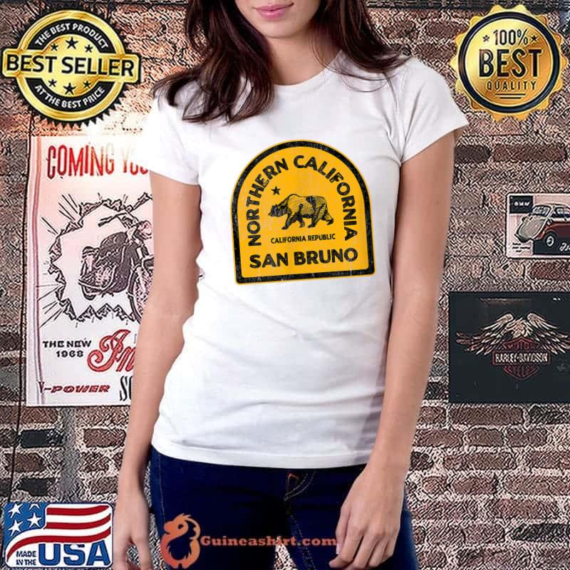 San Bruno Vintage Northern California Republic Bear T-Shirt