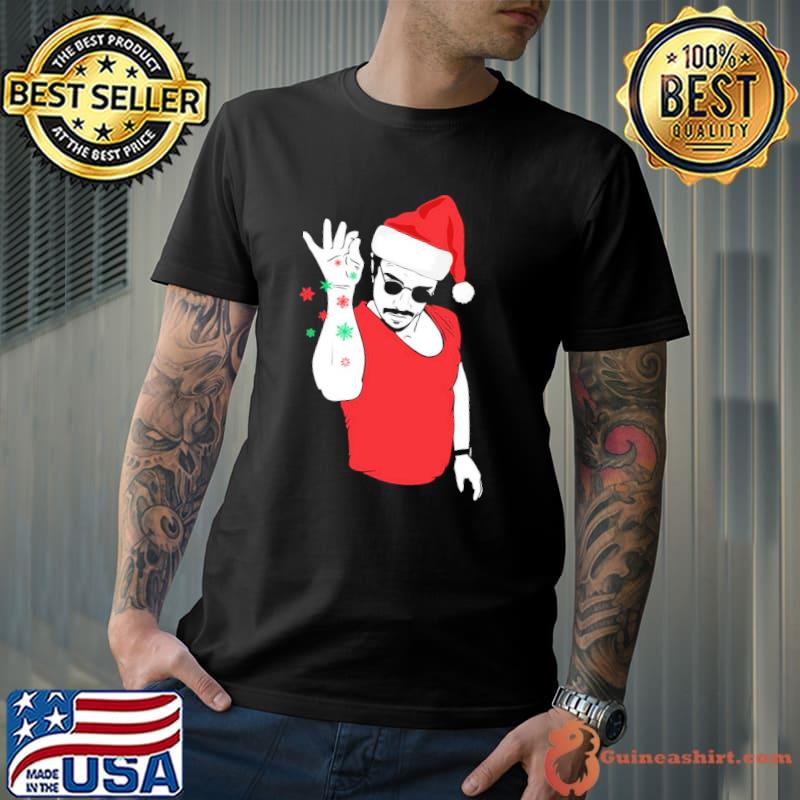 Santa bae meme fanart merry christmas shirt