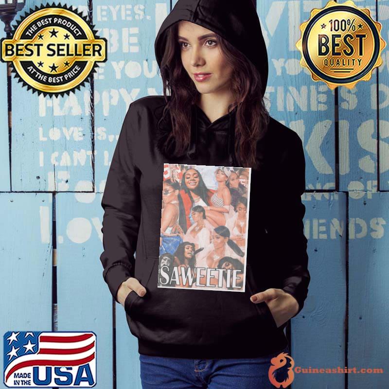 Saweetie collage retro illustration classic s Hoodie