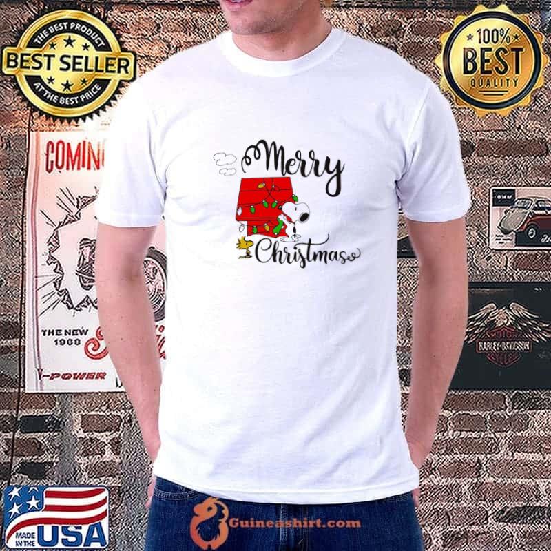 Snoopy christmas Peanuts merry christmas classic shirt