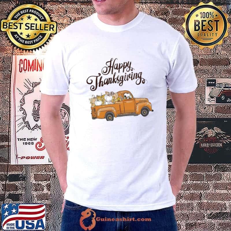 Snoopy dog the Peanuts movie Peanuts thanksgiving shirt