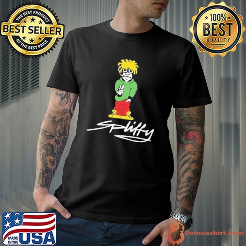 Spliffy retro raver 90s festival inspired classic shirt