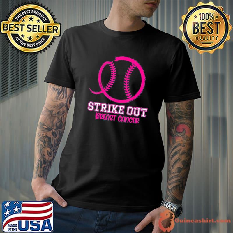 Strike out breast cancer awareness baseball classic shirt