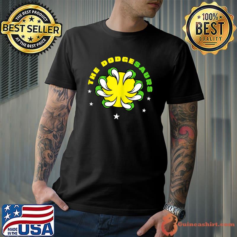 The Dodgesaurs Dodgeball Team Name Dinosaur Dodgeball T-Shirt
