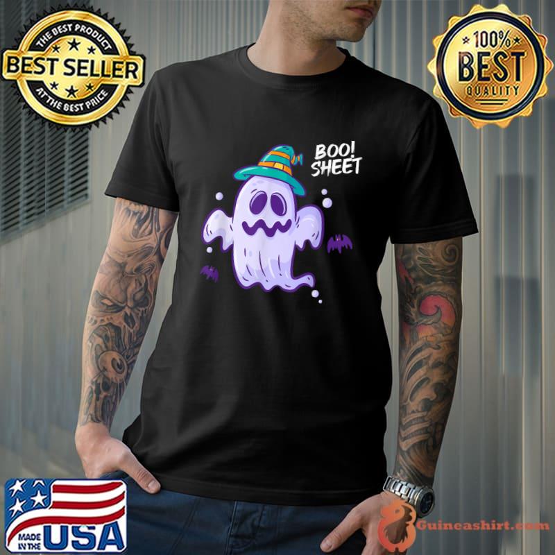 This Is Boo Sheet Ghost Bats Halloween Costume T-Shirt