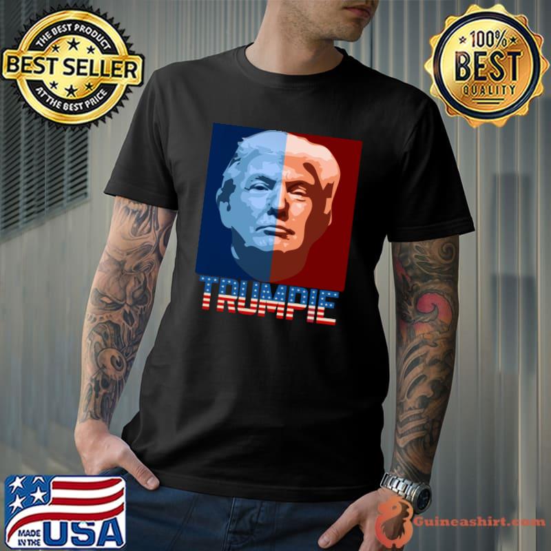 Trumpie donald trump i'll be back usa flag retro T-Shirt
