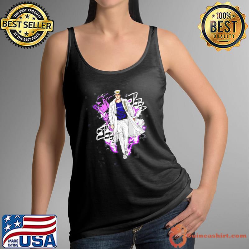 Walking like jojo's bizarre adventure jotaro kujo classic s Tank Top
