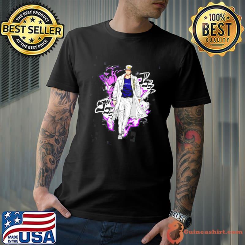 Walking like jojo's bizarre adventure jotaro kujo classic shirt