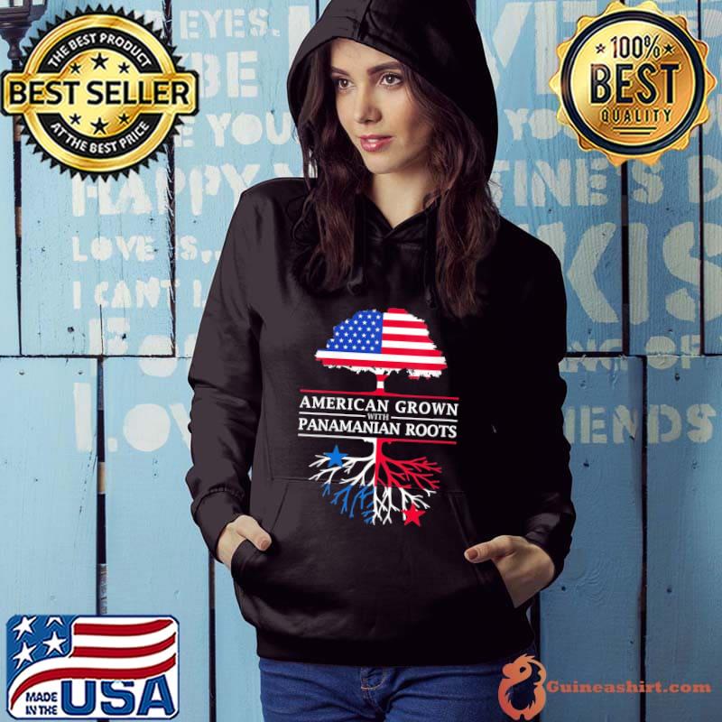 Womens American grown with panamanian roots Panama hispanic heritage month s Hoodie