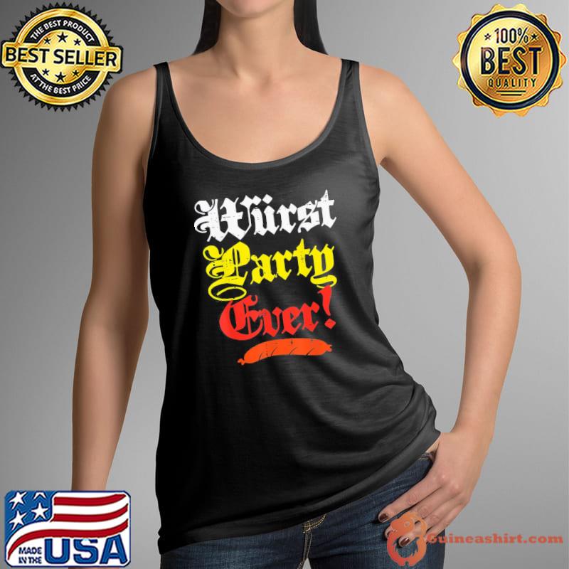Wurst party ever oktoberfest sausage classic s Tank Top