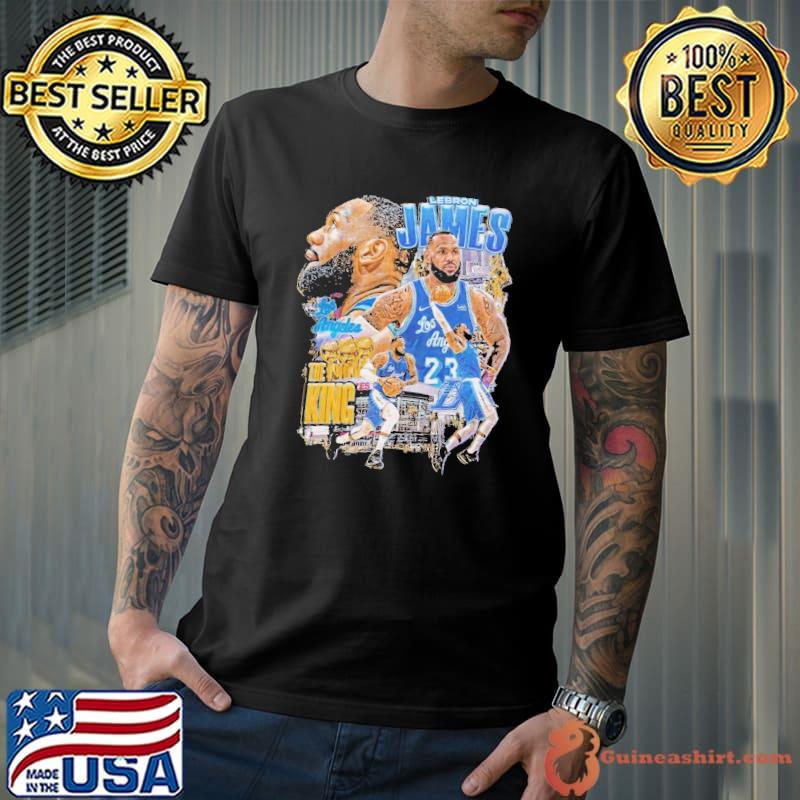 2022 the lebron james los angeles Lakers retro art shirt