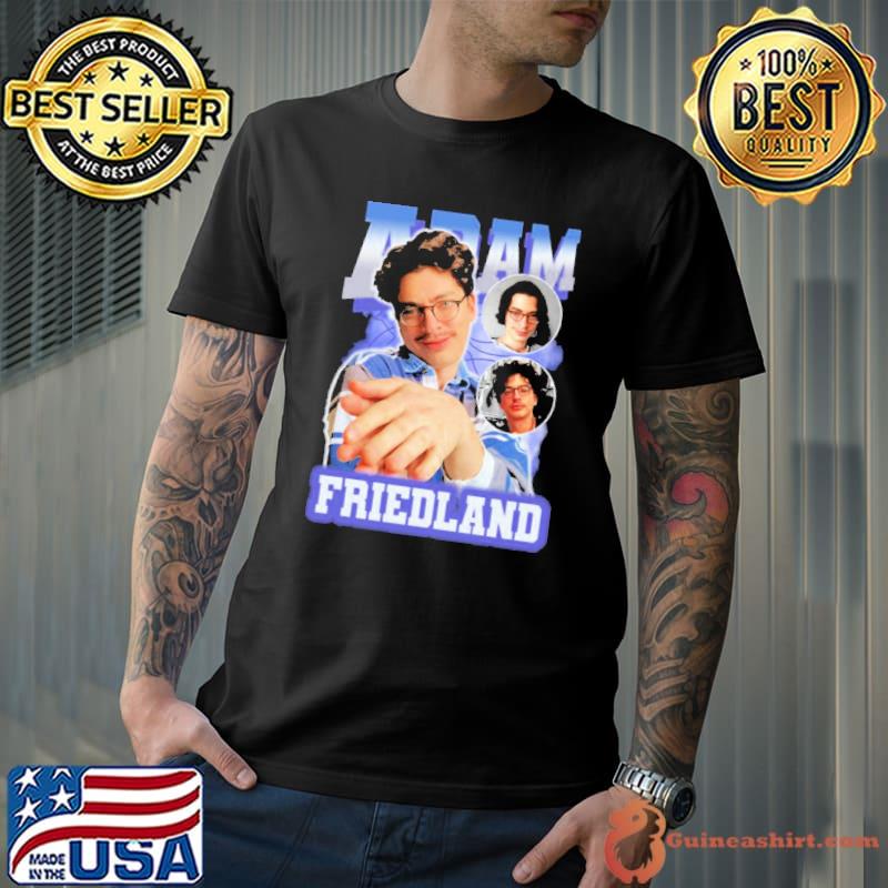Adam friedland retro portrait stand up comedian shirt