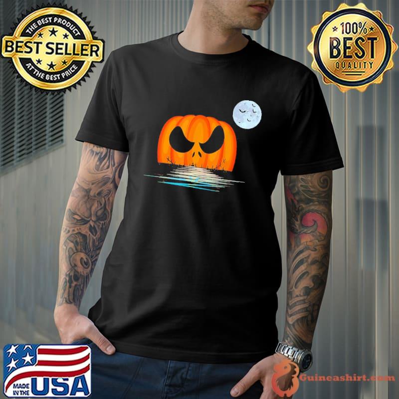 Adult pumpkin costume for halloween funny scary men women shirt
