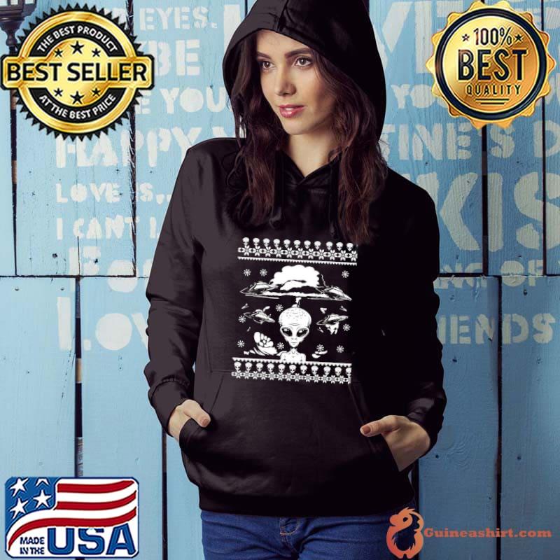Alien ugly christmas s Hoodie