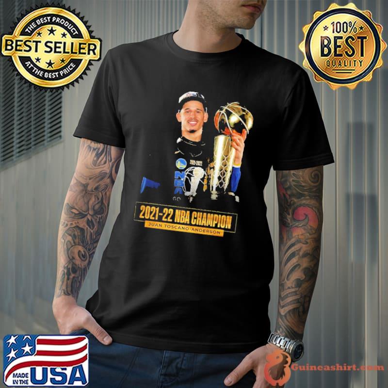 Anderson golden state warriors NBA juan toscano champion 2021 2022 retro art shirt