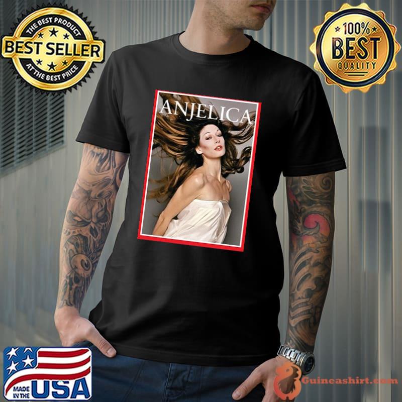 Anjelica huston style time trending shirt