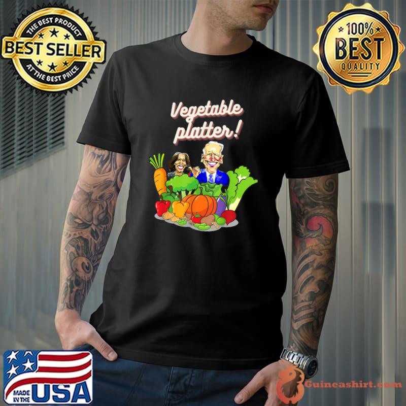 Anti-Biden Harris Pro Trump Vegetable Platter T-Shirt