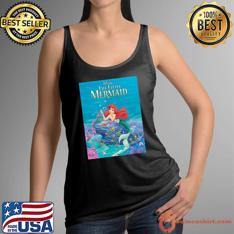 Ariel little mermaid under the sea wall art decor s Tank Top