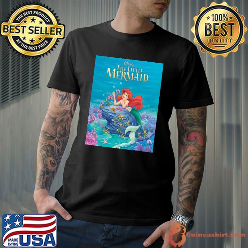Ariel little mermaid under the sea wall art decor shirt