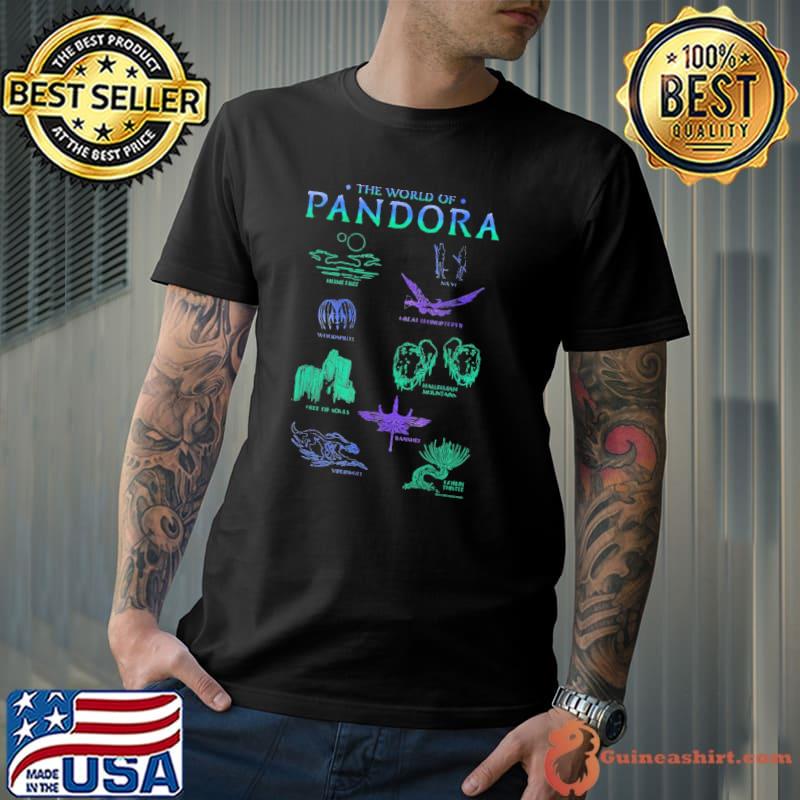 Avatar the world of pandora flora fauna shirt