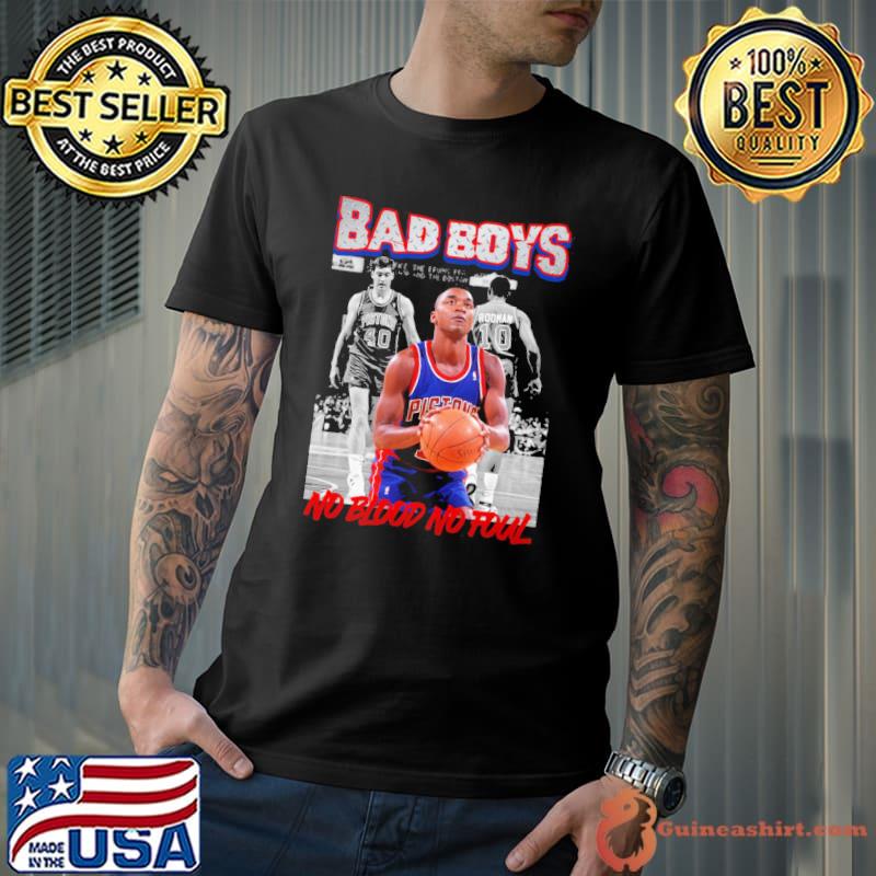 Bad boy pistons detroit pistons basketball shirt