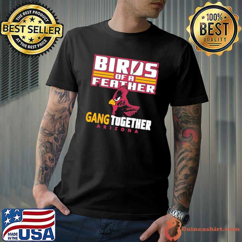Bird of a feather Arizona Football proud fan feather gang shirt