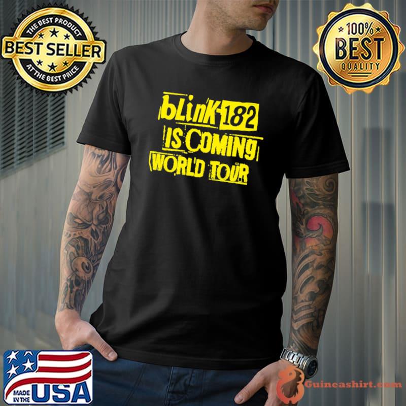 Blink182 band is coming world tour 2023 shirt