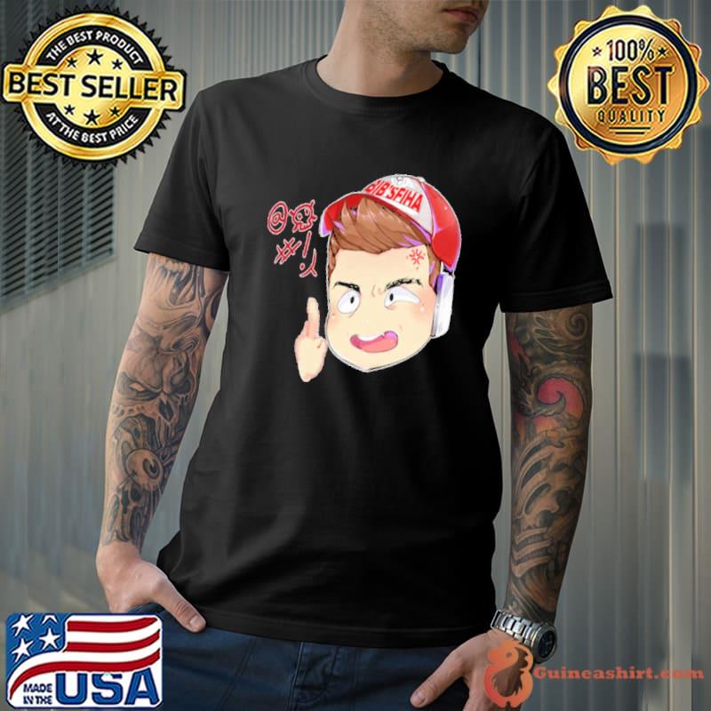Brazilian streamer chibI face alanzoka 4 shirt