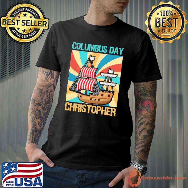 Christopher columbus day vintage new design shirt