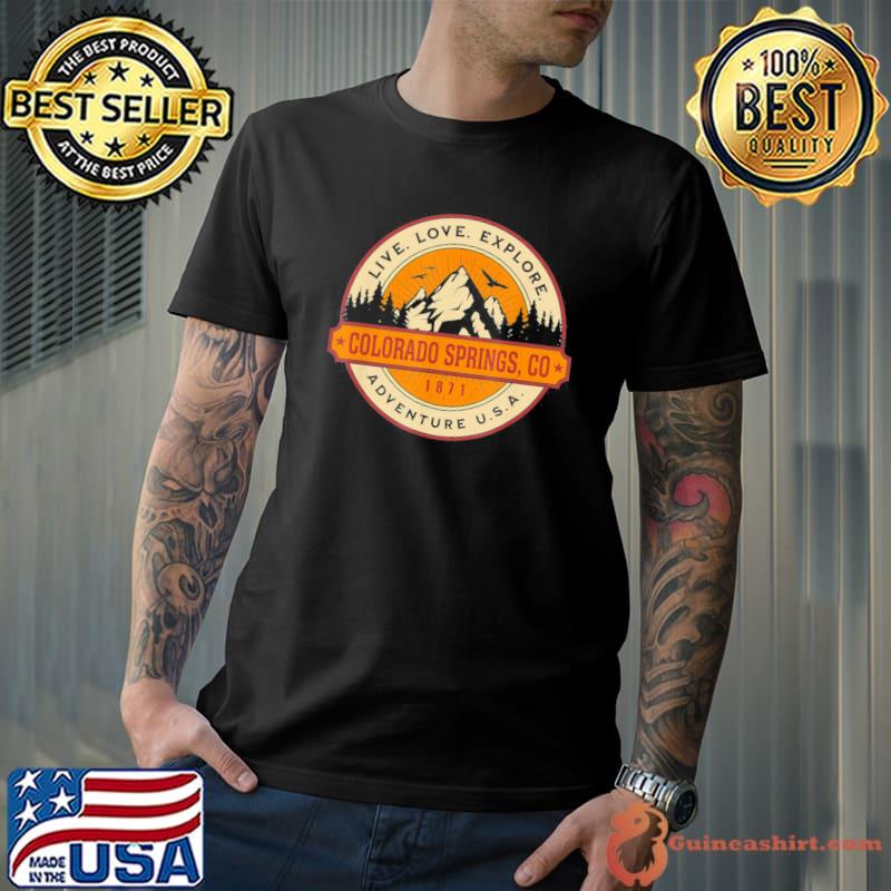 Colorado springs adventure usa vintage shirt