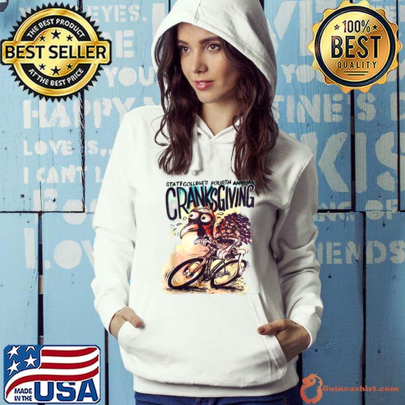 Cranksgiving State College Fourth Annual Event Bicycle T-Shirt Hoodie