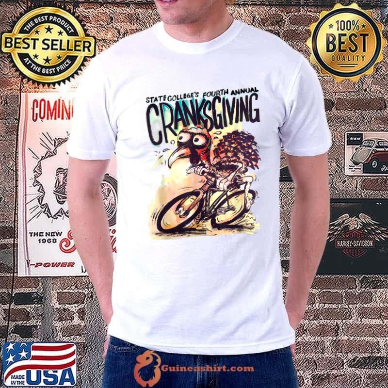 Cranksgiving State College Fourth Annual Event Bicycle T-Shirt