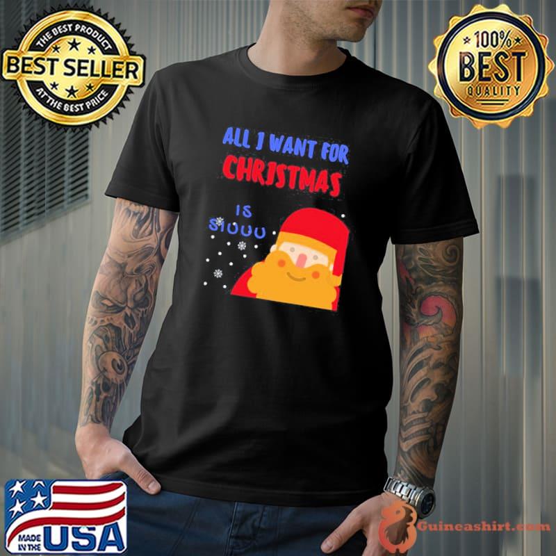 Cute Santa All I Want For Christmas Is Siuuu Trending Unisex Sweatshirt