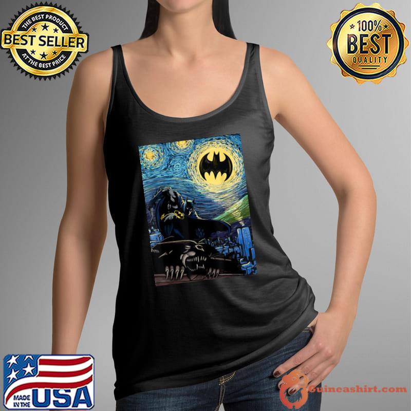 DC 27 starry night batman s Tank Top