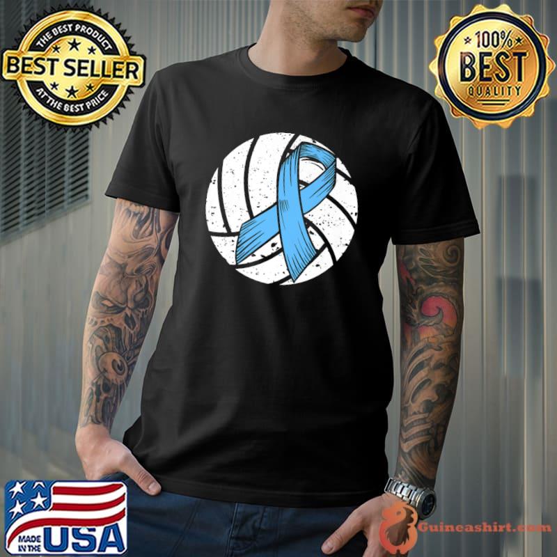 Diabetes Blue Ribbon Volleyball Awareness Costume T-Shirt
