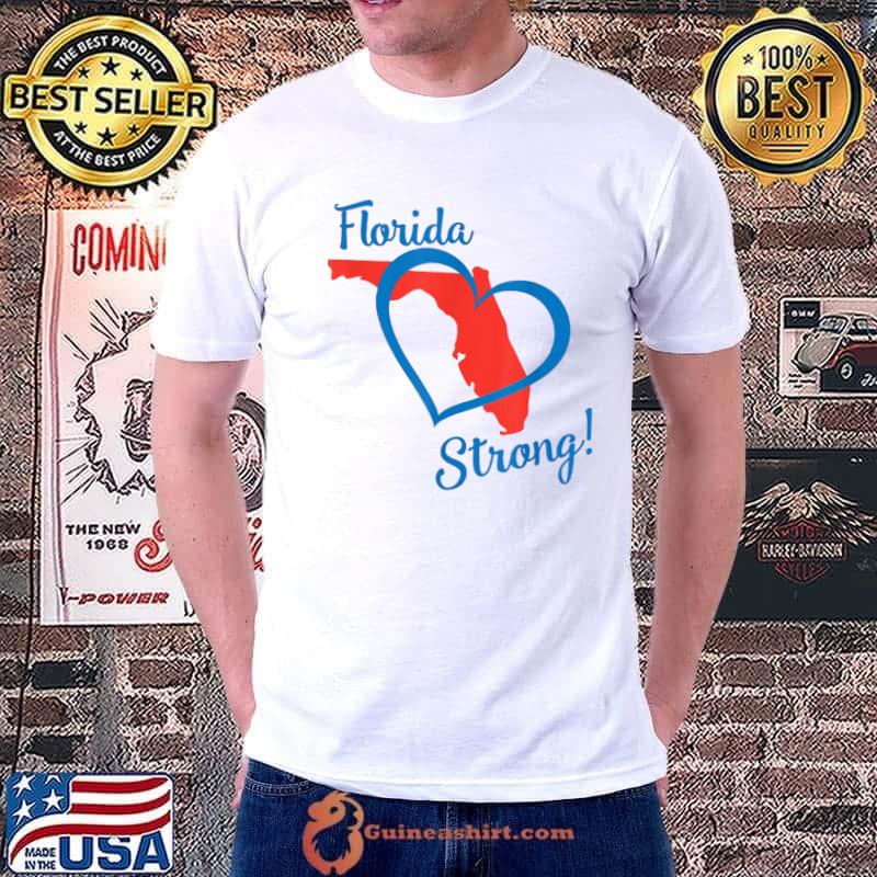 Florida Strong Map Heart Election T-Shirt